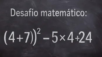 Desafío matemático: ¿en cuánto tiempo lográs resolverlo?