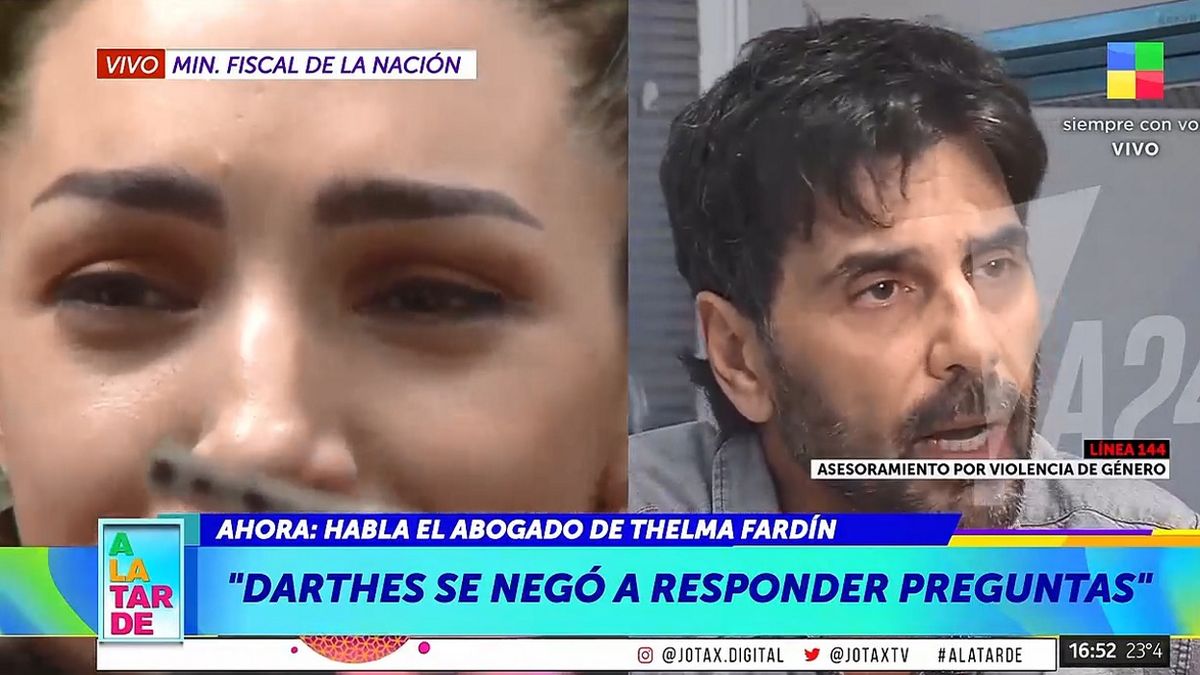 Thelma Fardin se quebr&oacute; tras presenciar v&iacute;a remota la pol&eacute;mica declaraci&oacute;n judicial de Juan Darth&eacute;s por el juicio que le inici&oacute; por abuso sexual.&nbsp;