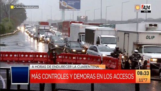 Demoras en los accesos a la Ciudad: más de una hora en Lugones