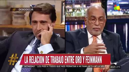 González Oro y Eduardo Feinmann recordaron la pelea que tuvieron: Terminamos a las trompadas y sillazos