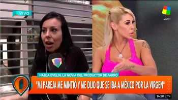 La novia del productor de Mónica Farro lo acusa de haberse ido con la vedette a México