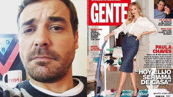 La reacción de Pedro Alfonso al ver la tapa de la revista Gente de Paula Chaves