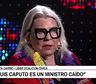 Lilita Carrió con Novaresio: Caputo es un ministro caído, no tiene autoridad para hablar