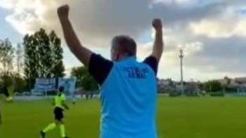 Luis Ventura, a pura emoción después de recibir una ovación