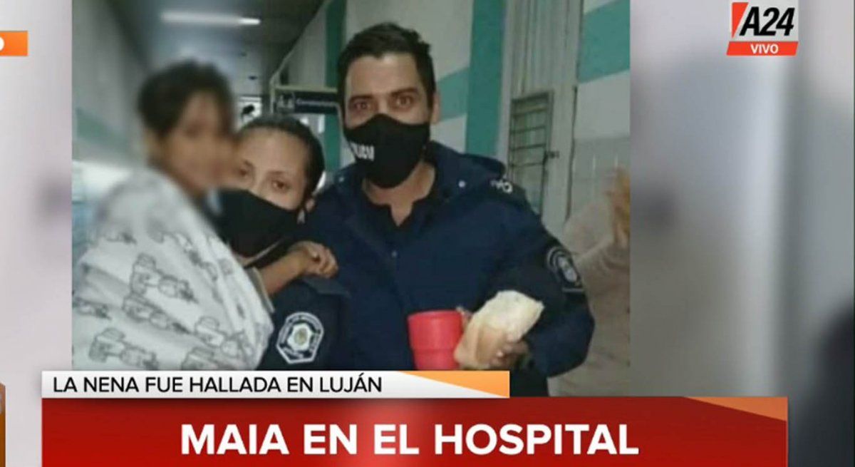 Maia fue llevada al hospital para realizarle chequeos de salud. (Foto: captura de TV)