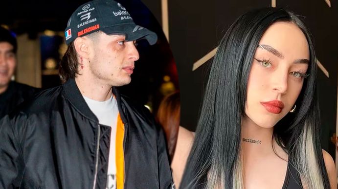 Se conoció un video del deplorable estado de Peso Pluma antes de irse al hotel con una chica y engañar a Nicki Nicole