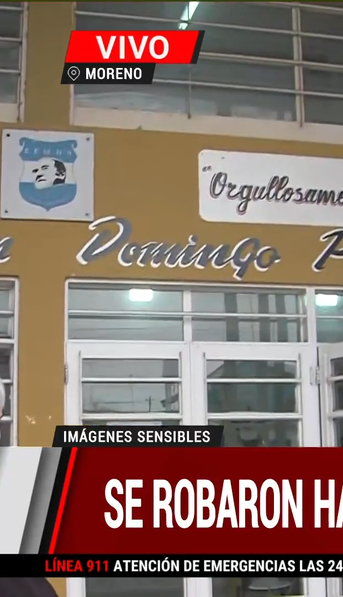 Se robaron hasta el inodoro en una escuela en Moreno
