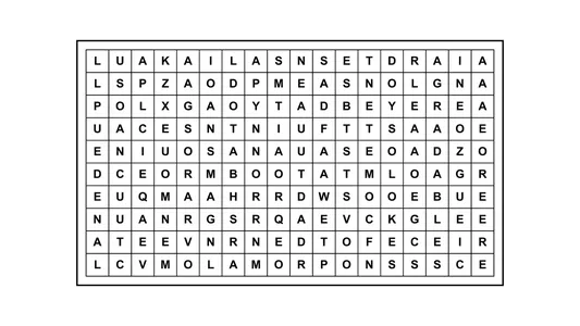 Encontrá la frase escondida: un reto literario para resolver en la sopa de letras