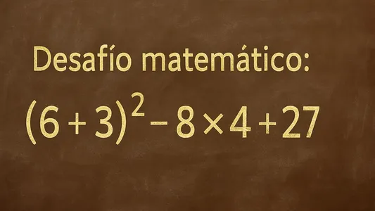 Desafío matemático: una mente brillante lo resuelve en menos de 10 segundos