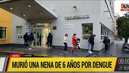 Murió una nena de 6 años por dengue en Tucumán y ya son nueve las víctimas fatales en esa provincia