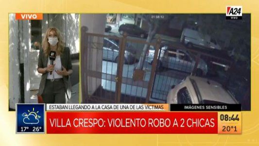 Villa Crespo: violento asalto a dos jóvenes en 15 segundos