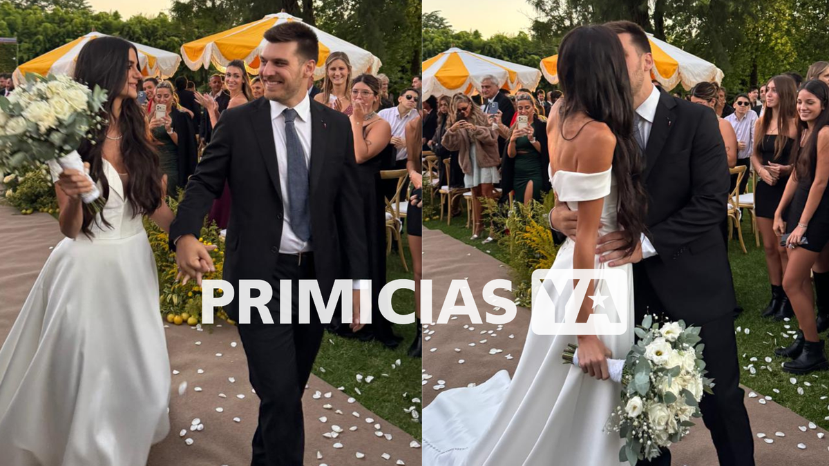 Emily Lucius y Rodrigo Valladares Macri dieron el sí: las fotos de su soñado casamiento