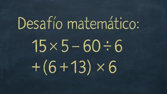Desafío matemático: una mente brillante lo resuelve en menos de 10 segundos