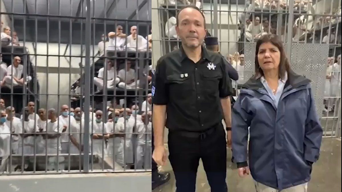 Las cárceles de Bukele. De El Salvador a la Argentina. (Foto: A24.com)