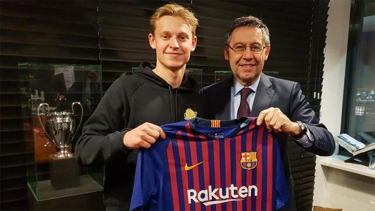 La escuela del Ajax sigue dando sus frutos: Frenkie De Jong fue transferido al Barcelona por 75 millones