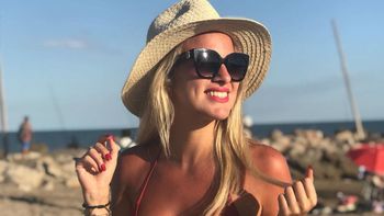 ¡17 semanas! Ailén Bechara y su tierna postal embarazada en la playa