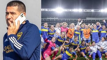 La llamada de Riquelme al plantel femenino de Boca y su promesa por llegar a la final de la Libertadores