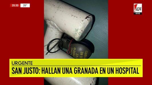 Encontraron una granada en un hospital de San Justo