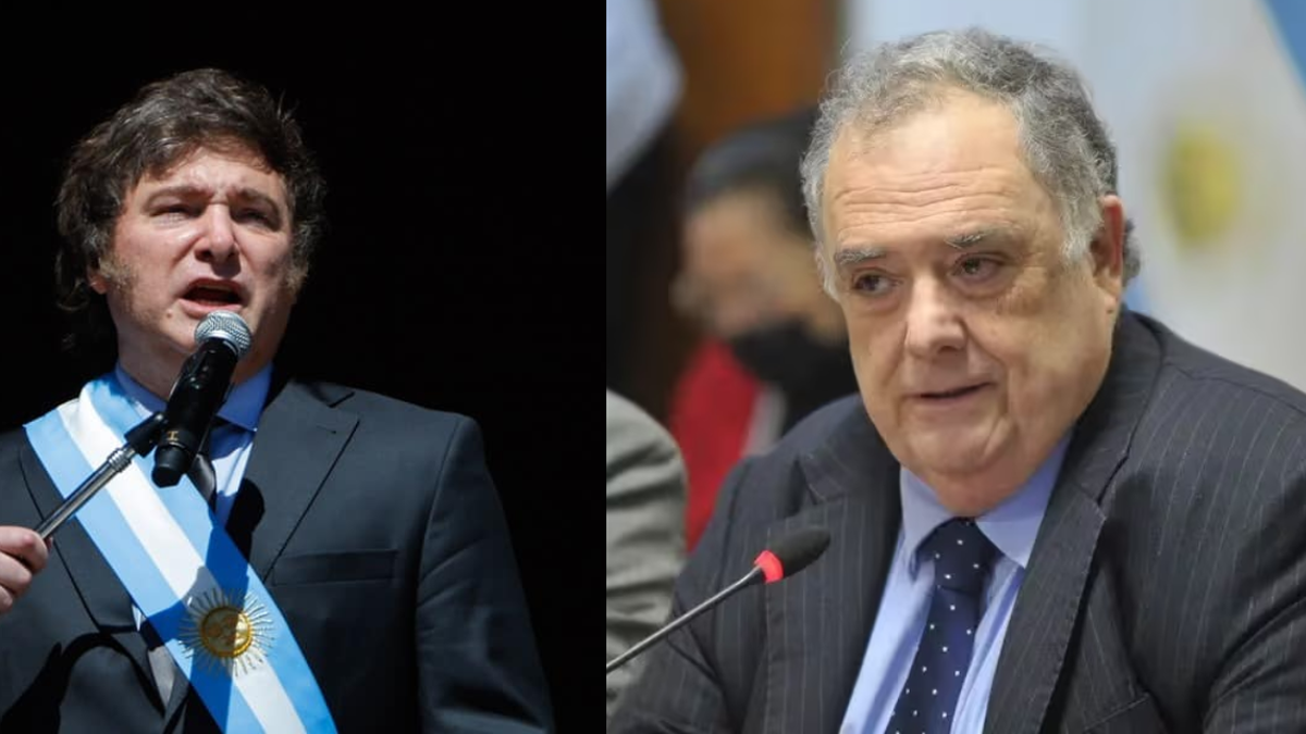 Javier Milei y el diputado Valdés apelan al Himno para defender sus posturas opuestas. (Foto: captura)