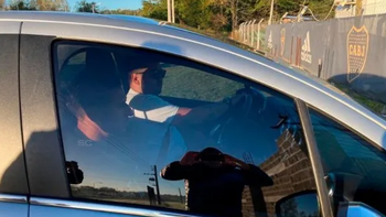Salvio volvió a entrenarse en Boca tras la denuncia de su expareja