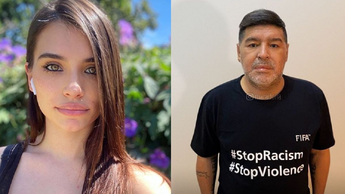 -eva de dominici- diego maradona-
