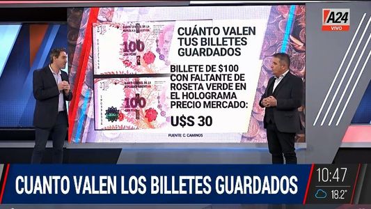 Cuánto valen los billetes viejos, usados y hasta guardados