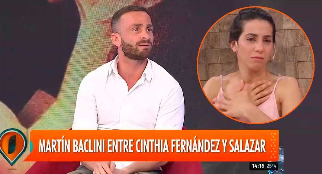 Martín Baclini sobre la crisis con Cinthia Fernández: “Trato de ayudarla en lo que puedo”