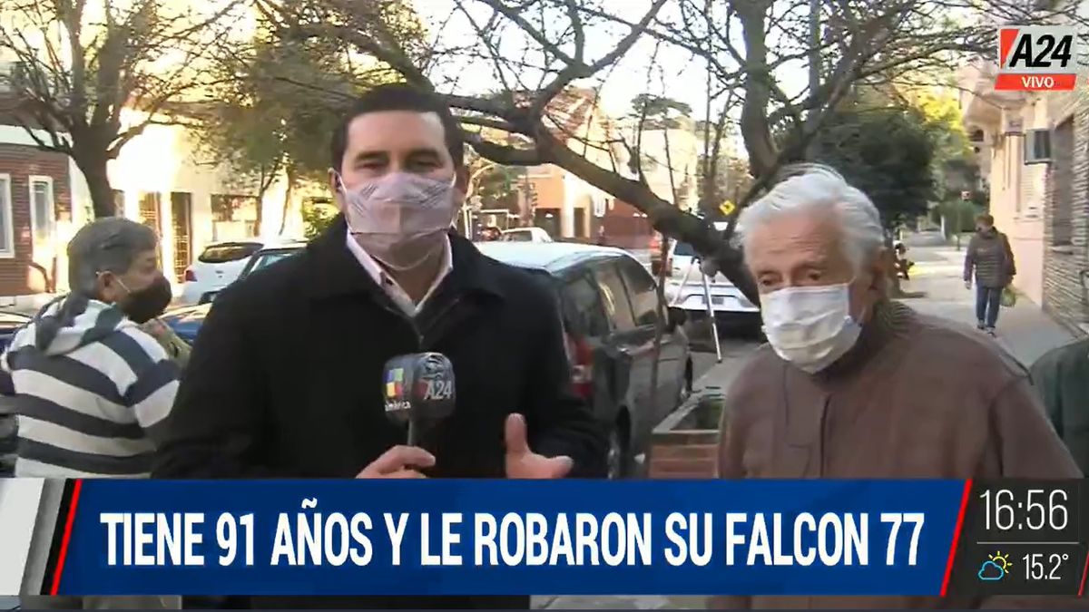 Un jubilado de 91 años vio cómo le robaron su Falcon 77 Deluxe valuado en 700 mil pesos