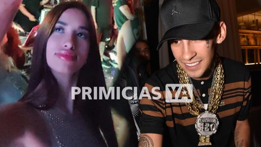 L-Gante se mostró muy bien compañado por la modelo Dakota Gotth en su show en Mar del Plata: las fotos