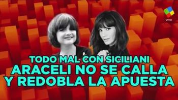 Araceli González contra Griselda Siciliani: No me sentaría a tomar un café con ella