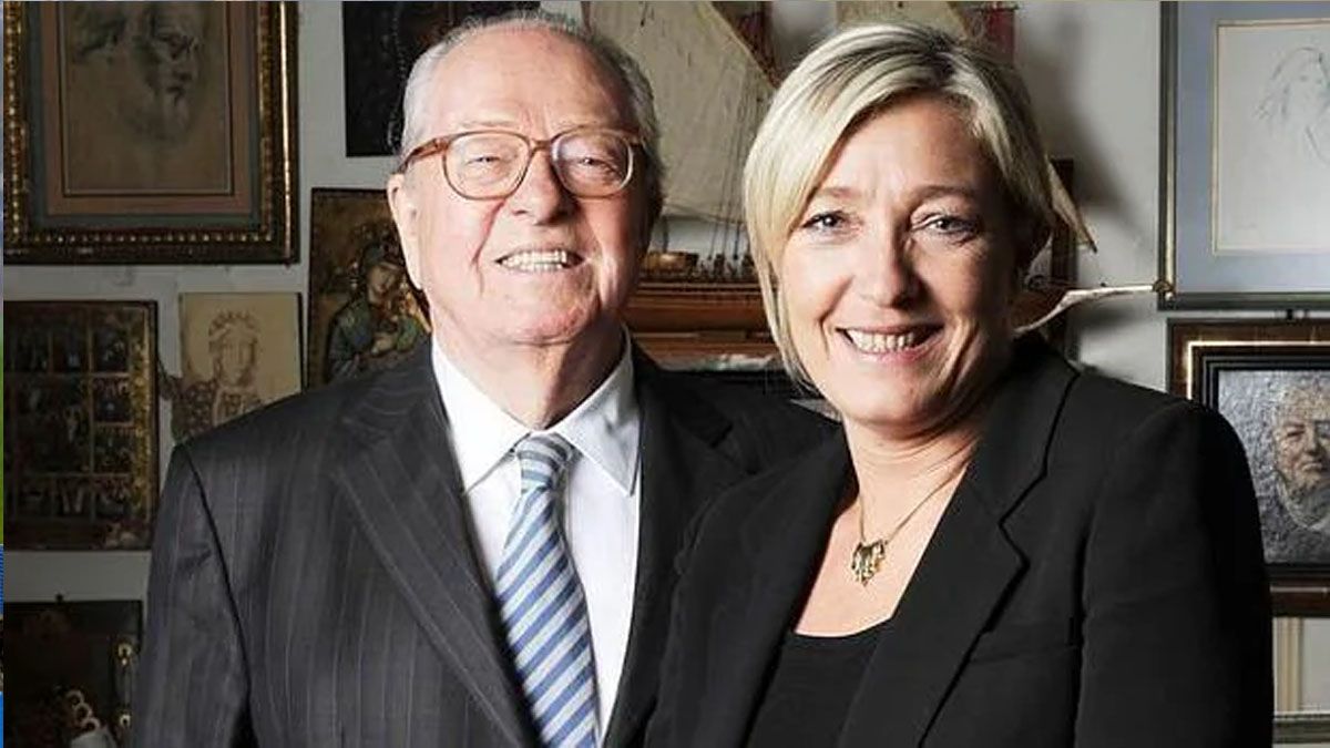 Jean Marie Le Pen delegó en su hija Marine el Frente Nacional