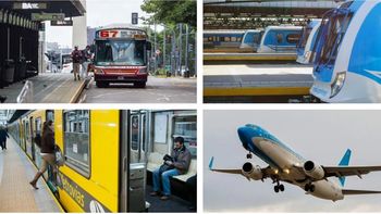 Cómo funcionan los colectivos, trenes, subtes y aviones por el paro de la CGT