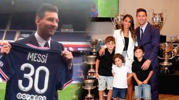 El gesto de amor de Lionel Messi con Antonela Roccuzzo al elegir la camiseta número 30 en el PSG