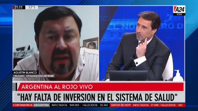Que pelotudo me siento: el mensaje de un médico cirujano ante el reclamo de organizaciones sociales