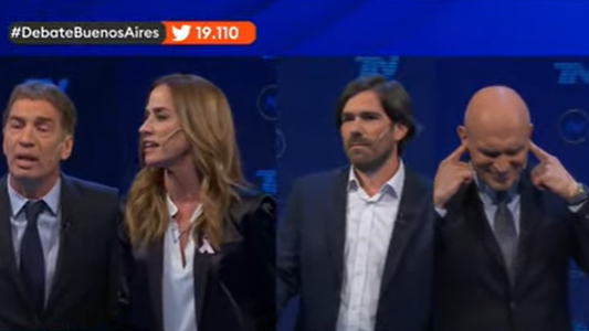 Debate electoral: el duro cruce entre Victoria Tolosa Paz y Diego Santilli por la seguridad, y el gesto de Luis Espert