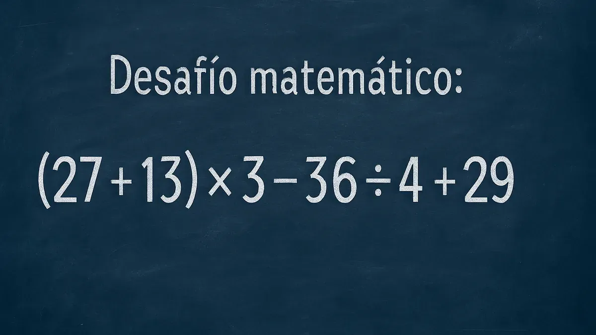 La regla esencial para resolver este desafío matemático es conocido como PEMDAS (por sus siglas en inglés) o jerarquía de operaciones.
