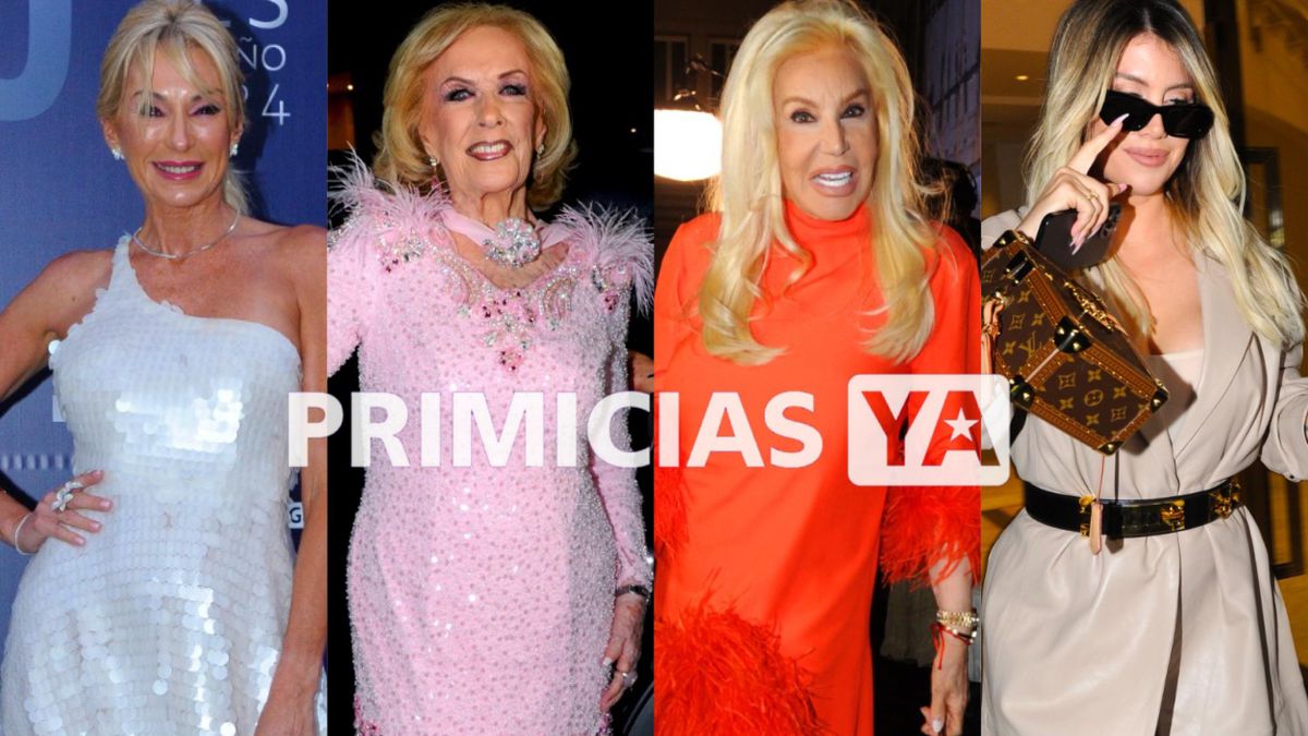 Los looks de Mirtha Legrand, Susana Giménez, Yanina Latorre y Wanda Nara en los personajes del año