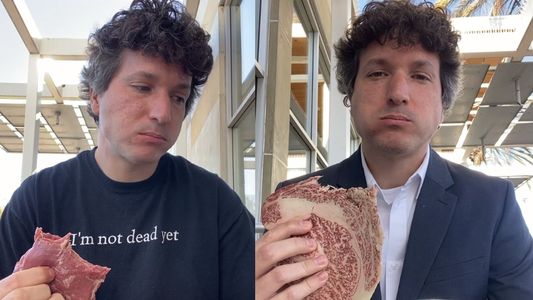 A ver si vivo 5 días o 500 años: instagramer come todos los días carne cruda