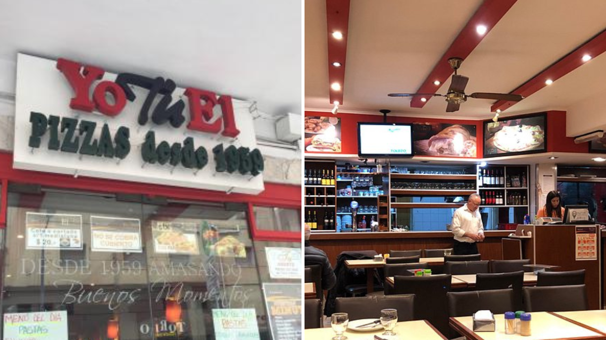 Destrozos en la pizzería Yo Tú Él” de Mar del Plata.&nbsp;