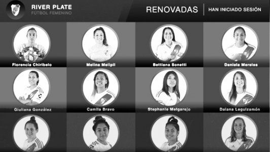 ¡Hay equipo!: River firmó 20 contratos profesionales y ya tiene plantel completo para el torneo femenino