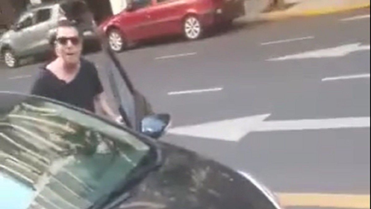 Locura total. El incidente ocurrió cerca del hospital Alemán.&nbsp;