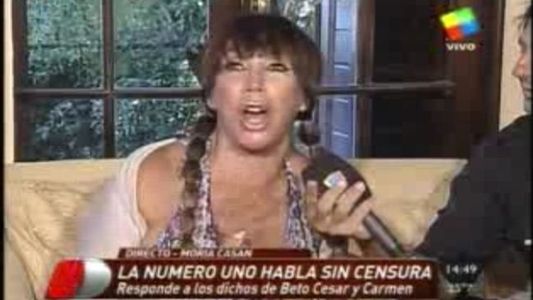 La guerra continúa: Moria le contestó a Beto César