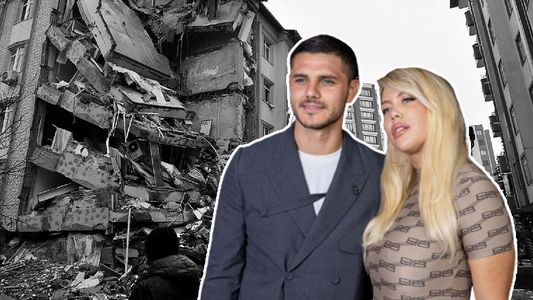 Los dolorosos mensajes de Wanda Nara y Mauro Icardi tras el terremoto en Turquía