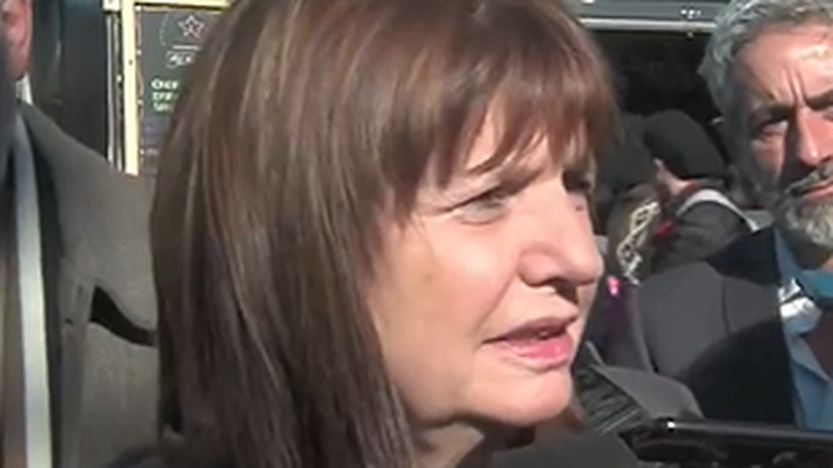 Patricia Bullricha fue a la inauguración de la exposición de la Rural. (Captura(