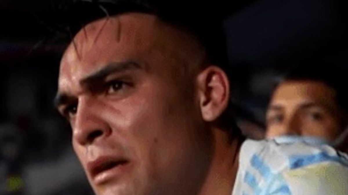 Lautaro Martínez contó porque quebró en llanto en el banco de suplentes ante Uruguay.&nbsp;