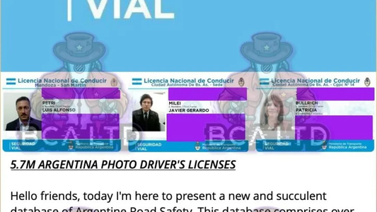Ciberdelitos: robaron los datos de todas las licencias de conducir del país