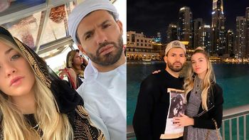 Las vacaciones express y lujosas del Kun Agüero, su novia y su hijo Benjamín