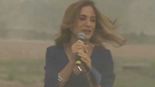 Tolosa Paz quedó envuelta en una tormenta de tierra y los memes no tardaron en aparecer