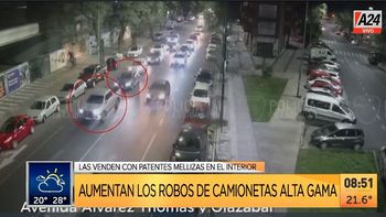 Así cayó una banda que robaba camionetas de alta gama. (Captura de Tv) Así cayó una banda que robaba camionetas de alta gama. (Captura de Tv)