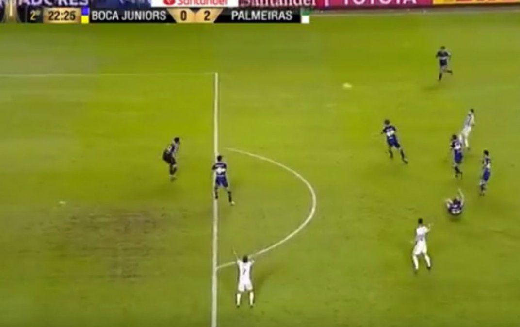 Boca-Palmeiras: el video del grosero error de Agustín Rossi que terminó en gol en contra en la Copa Libertadores